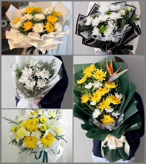 山西吕梁汾阳市石庄镇南广城村白事花束代送
